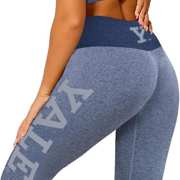Brand New! Yale Leggings Medium Blue High Waisted Leggings Size L - Picture 3 of 4